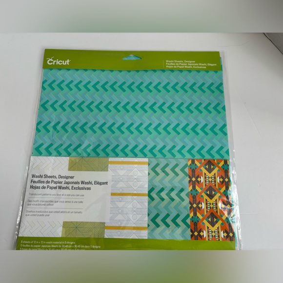 Cricut Washi sheets X 2 - Picture 5 of 6